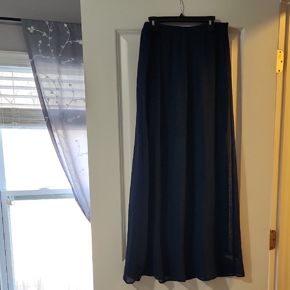 Elegant Navy Blue Women's Skirt